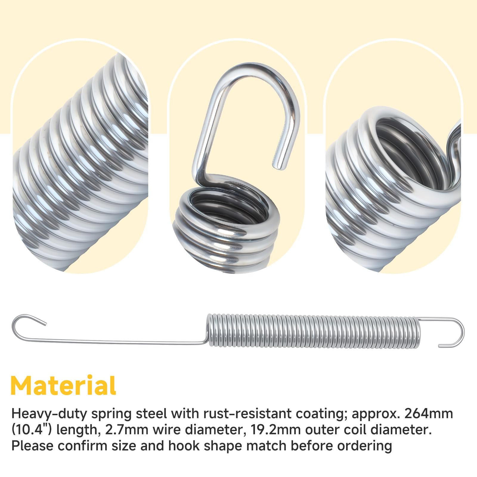 Anvpkun 732-06226 Extension Spring for CUB Cadet Ultima ZT1 ZT2